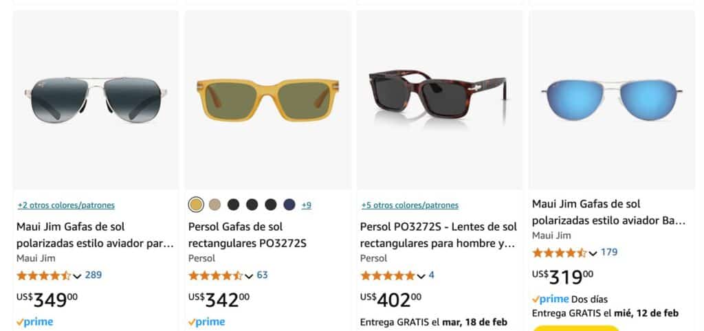 Lentes para el sol